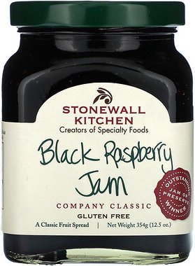 Stonewall Kitchen, Black Raspberry Marmelade, Schwarze-Himbeer-Marmelade, 354 g (12,5 oz.)
