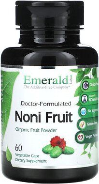 Thumbnail - Emerald Laboratories, Noni Fruit, Noni-Frucht, 60 pflanzliche Kapseln (500 mg pro Kapsel)