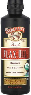 Barlean's, Organic Fresh, Leinöl, 473 ml (16 oz.)