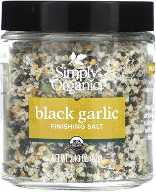 Simply Organic, Finishing Salt, schwarzer Knoblauch, 62 g (2,19 oz.)