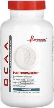 Metabolic Nutrition, BCAA, geschmacksneutral, 100 g (3,52 oz.)