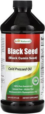 Best Naturals, Schwarzkümmel, kaltgepresstes Öl, 473 ml (16 fl. oz.)