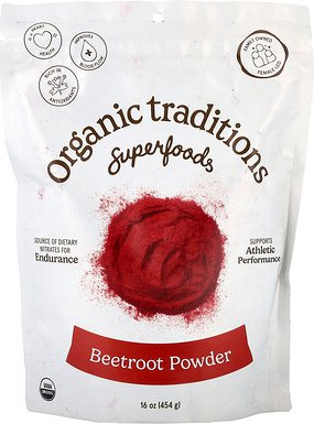 Organic Traditions, Superfoods, Beetroot Powder, Rote-Bete-Pulver, 454 g (16 oz.)