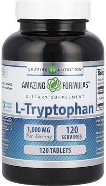 Thumbnail - Amazing Nutrition, L-Tryptophan, 1.000 mg, 120 Tabletten