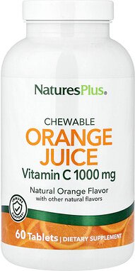Thumbnail - NaturesPlus, Orangensaft zum Kauen, Vitamin C, natürliche Orange, 60 Tabletten