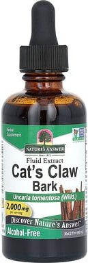Nature's Answer, Cat's Claw Bark, Katzenklauenrinde, alkoholfrei, 2.000 mg, 60 ml (2 fl. oz.)