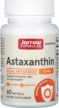 Jarrow Formulas, Astaxanthin, 12 mg, 60 Weichkapseln