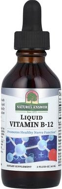 Nature's Answer, Liquid Vitamin B-12, flüssiges Vitamin B12, 1.000 mcg, 60 ml (2 fl. oz.)