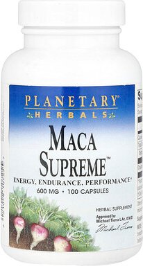 Planetary Herbals, Maca Supreme™, 600 mg, 100 Kapseln