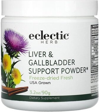 Eclectic Herb, Liver & Gallbladder Support Powder, Pulver zur Unterstützung der Leber und Gallenblase, 90 g (3,2 oz.)