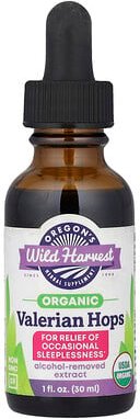 Oregon's Wild Harvest, Bio-Baldrian-Hopfen, 30 ml (1 fl. oz.)