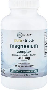 Thumbnail - Micro Ingredients, Triple Magnesium Complex, dreifacher Magnesiumkomplex, 300 Kapseln