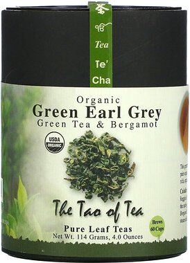 The Tao of Tea, Organic Green Tea & Bergamot, Bio-Grüntee und Bergamotte, Green Earl Grey, 114 g (4 oz.)