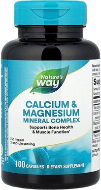 Nature's Way, Calcium & Magnesium Mineral Complex, Mineralstoffkomplex mit Calcium und Magnesium, 100 Kapseln
