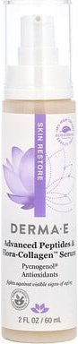 DERMA E, Advanced Peptides & Flora-Collagen Serum, hochentwickeltes Peptid- und Flora-Kollagen-Serum, 60 ml (2 fl. oz.)