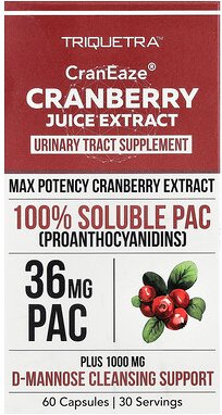 Triquetra Health, CranEaze®, Cranberrysaftextrakt, 60 Kapseln