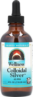 Source Naturals, Wellness Colloidal Silver, kolloidales Silber für das Wohlbefinden, 118,28 ml (4 fl. oz.)