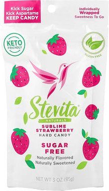 Stevita Naturals, Naturals, Sugar Free Hard Candy, zuckerfreie Bonbons, „Sublime Strawberry“, 85 g (3 oz.)