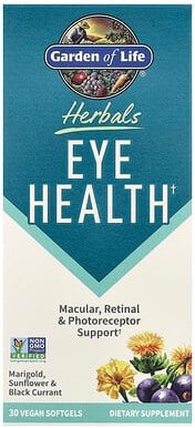 Thumbnail - Garden of Life, Herbals, Eye Health, Augengesundheit, Beere, 30 vegane Weichkapseln