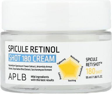 APLB, Spikule Retinol Shot 180 Cream, spiculäre Retinol-Shot-180-Creme, 55 ml (1,86 fl. oz.)
