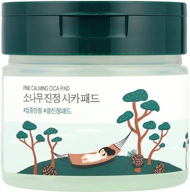 Round Lab, Pine Calming CICA Pad, beruhigendes CICA-Pad, 50 Pads, 195 ml (6,59 fl. oz.)