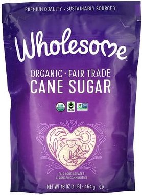 Thumbnail - Wholesome Sweeteners, Bio-Rohrzucker, 454 g (1 lb.)