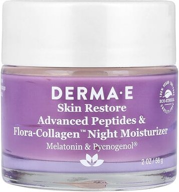 DERMA E, Advanced Peptides & Flora-Collagen Night Moisturizer, 56 g (2 oz.)