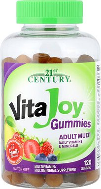 21st Century, VitaJoy® Multi-Fruchtgummis für Erwachsene, Frucht, 120 Fruchtgummis