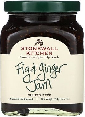 Stonewall Kitchen, Fig & Ginger Marmelade, Feigen- und Ingwermarmelade, 354 g (12,5 oz.)
