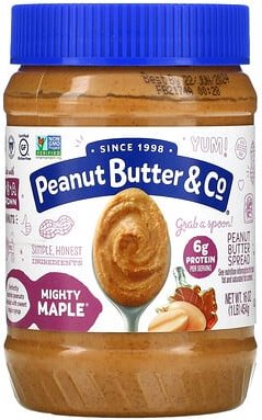 Thumbnail - Peanut Butter & Co., Erdnussbutteraufstrich, Mächtiger Ahorn, 454 g (16 oz.)