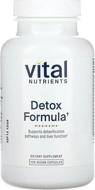Vital Nutrients, Detox Formula, Entgiftungsformel, 120 vegane Kapseln