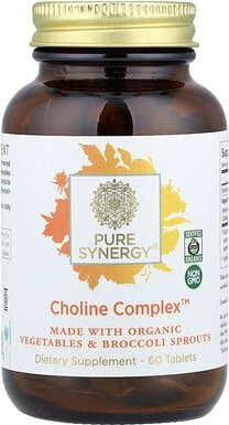 Thumbnail - Pure Synergy, Cholin-Komplex, 60 Tabletten