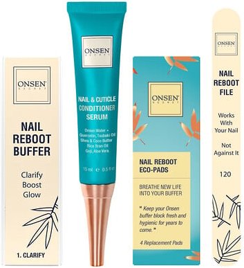 Onsen Secret, Nail Reboot Herausforderung-Kit, 4 Stück