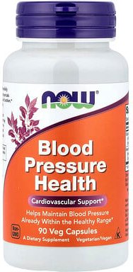 NOW Foods, Blutdruck-Gesundheit, 90 vegetarische Kapseln