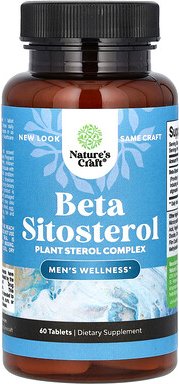 Thumbnail - Nature's Craft, Beta Sitosterol, Beta-Sitosterol, 500 mg, 60 Tabletten