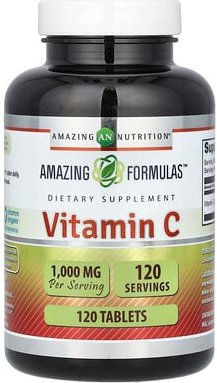 Amazing Nutrition, Vitamin C, 1.000 mg, 120 Tabletten