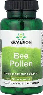 Thumbnail - Swanson, Bienenpollen, 400 mg, 100 Kapseln