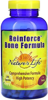 Nature's Life, Reinforce Bone Formula, 250 Kapseln