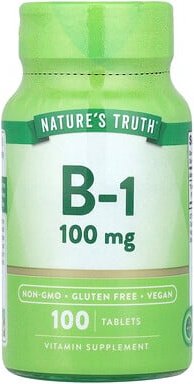 Nature's Truth, Vitamin B1, 100 mg, 100 Tabletten