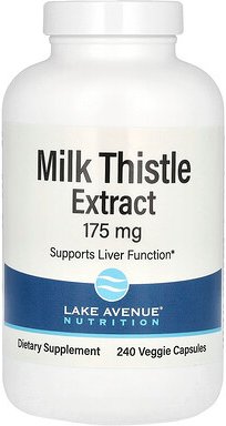 Lake Avenue Nutrition, Milk Thistle Extract, Mariendistelextrakt, 175 mg, 240 vegetarische Kapseln
