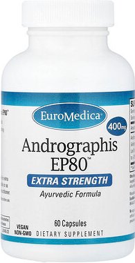EuroMedica, Andrographis EP80™, 400 mg, 60 Kapseln