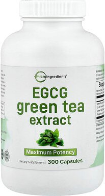 Micro Ingredients, EGCG Green Tea Extract, Grüner-Tee-Extrakt, 300 Kapseln (225 mg pro Kapsel)