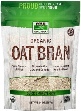 NOW Foods, Real Food, Bio-Haferkleie, 397 g (14 oz.)