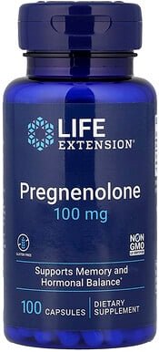 Thumbnail - Life Extension, Pregnenolon, 100 mg, 100 Kapseln