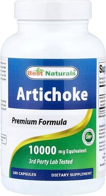 Best Naturals, Artichock, Artischocke, 180 Kapseln (500 mg pro Kapsel)