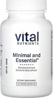 Vital Nutrients, Minimal and Essential, essenziell, 90 vegane Kapseln
