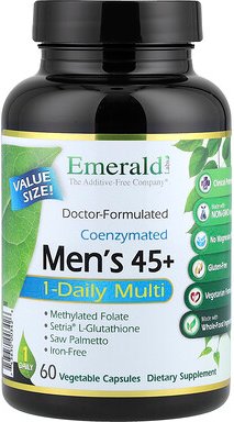 Emerald Laboratories, Coenzymated Men‘s 45+ 1-Daily Multi, 60 pflanzliche Kapseln
