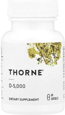 Thorne, D-5,000, 60 Kapseln (125 mcg pro Kapsel)