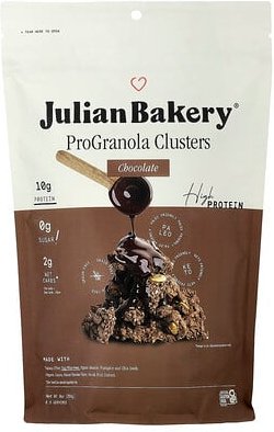 Julian Bakery, Pro Granola Clusters, Knuspermüsli, Schokolade, 255 g (9 oz.)
