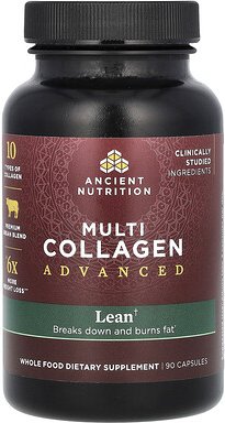 Thumbnail - Ancient Nutrition, Multi Collagen Advanced, Multi-Kollagen-Komplex, mager, 90 Kapseln